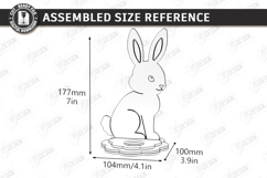 Easter Egg Holders Laser Cut Bundle | Bunny Egg Stands SVG Product Image 8