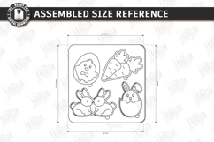 Easter Kids Puzzles Laser Cut Bundle | Easter Bunny SVG |CNC Product Image 18