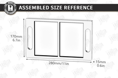 Fast Food Serving Tray Laser Cut | Serving Board |Snack Tray Product Image 2
