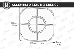 Snack Serving Tray Laser Cut Bundle | Modern Kitchenware SVG Product Image 8