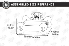 Cat Bed and House Laser Cut Bundle | Pet Furniture | Pet Bed Product Image 29