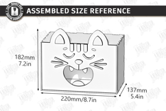 Funny Tissue Boxes Laser Cut Bundle | Cute Cartoon Animals Product Image 3