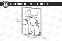 Funny Bathroom Wall Art Laser Cut | Sarcastic Toilet Sign Product Image 2