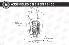 Easter Lanterns Bundle | Bunny and Carrots | 3D Night Light Product Image 8