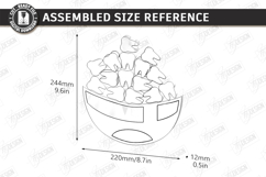 Balance Game Laser Cut|Balancing Stacking Toy|Board Game SVG Product Image 2