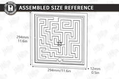 Labyrinth Balance Board Game Laser Cut Bundle | Maze Puzzles Product Image 19