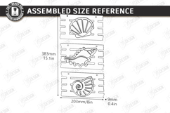 Coastal Hanging Decor Laser Cut Bundle | 3D Nautical Signs Product Image 19