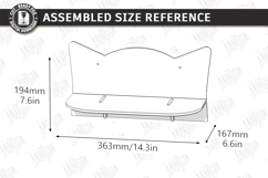 Cat Wall Shelf Laser Cut | Modern Cat Furniture | Pets SVG Product Image 2
