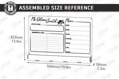 Acrylic Planner Laser Cut | Family Calendar | Wall Decor SVG Product Image 2