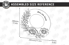 Affirmation Mirror Frame Laser Cut | Kind Quotes SVG | CNC Product Image 3