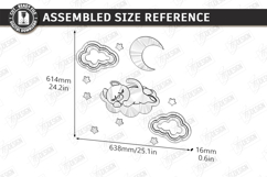 Nursery Luminous Wall Décor Laser Cut Bundle | Night Light Product Image 18