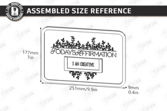 Interchangeable Affirmation Sign Laser Cut | Hanging Signs Product Image 2