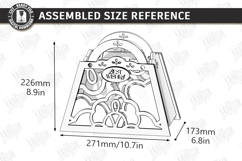 Flowers Basket Laser Cut Bundle | Bouquet Holder | Gift Idea Product Image 8