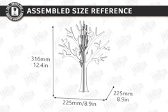 Family Easter Tree Laser Cut | Easter Table Decor | Spring Product Image 2