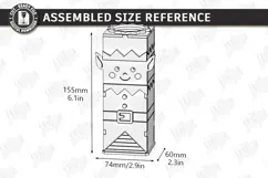 Christmas Advent Candle Holder Laser Cut Kit | Advent Block Product Image 6