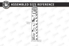 Kids Growth Chart Rulers Laser Cut Bundle | Height Trackers Product Image 18