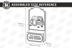 Beer Bottle Opener Laser Cut Bundle |Home Bar| Bar Tool SVG Product Image 13