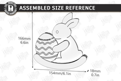 Easter Bunny Rocker Laser Cut Bundle | Tabletop Easter Decor Product Image 22
