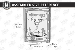 Whiskey Stones Storage Box Bundle | Whiskey Accessories SVG Product Image 8