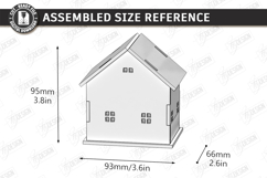 Wooden Mini House Nightlight Laser Cut Bundle | Home Decor Product Image 10