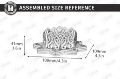Lotus Flower Tealight Candle Holder Laser Cut Bundle | CNC Product Image 9