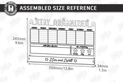 Kids Weekly Wall Planners Laser Cut Bundle | Nursery Decor Product Image 8