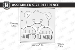 3D Baby Photo Album Laser Cut | Layered Memory Book Cover Product Image 2