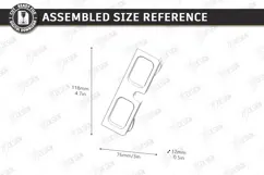Home Cinema Tiered Tray Laser Cut|Home Theater Mini Signs Product Image 3