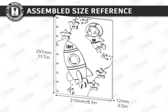 3D Baby Photo Album Laser Cut | Book Cover | Keepsake Album Product Image 3