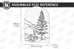Paint by Numbers Laser Cut | Paintable Wood Art | Painting Product Image 2