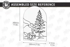 Paint by Numbers Laser Cut | Paintable Wood Art | Painting Product Image 2