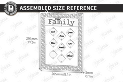 Personalized Family Wall Signs Laser Cut | Wall Decor | CNC Product Image 18