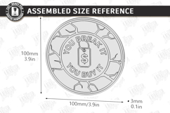 Sarcastic Coasters with Stand Laser Cut | Funny Designs SVG Product Image 4