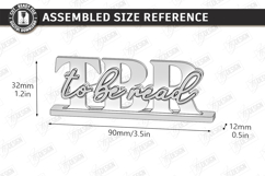 To Be Read Shelf Decor Laser Cut | Shelf Sitter | Home Decor Product Image 2