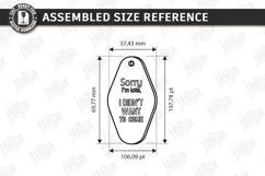 Sarcastic Motel Keychains Laser Cut Bundle | Sassy Key Tags Product Image 23