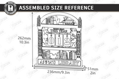Retro Book Tracker Laser Cut Bundle | Reading Goal SVG | CNC Product Image 18