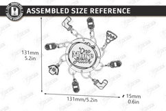 Knitting Stitch Markers Laser Cut | Crochet Progress Keeper Product Image 2