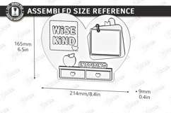 Teachers Miniature Laser Cut | Photo Frame | Gift Idea | CNC Product Image 2