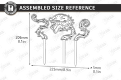 Decorative Plant Stakes Laser Cut Bundle | Garden Markers Product Image 19
