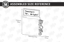 Teacher Door Corner Laser Cut | Classroom Decor SVG Product Image 2