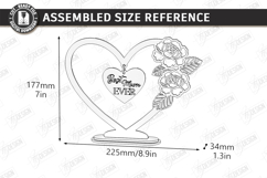 Mother's Day Hanging Hearts Laser Cut Bundle | Floral Hearts Product Image 13