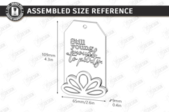 Wine Bottle Tag Laser Cut | Wine Accessory | Drinkware Décor Product Image 2