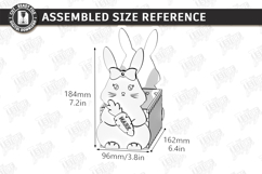 Personalised Easter Egg Bunny Basket Laser Cut | Treat Boxes Product Image 2