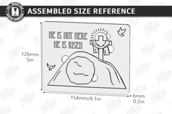 He Is Risen Puzzle Laser Cut | Christian Easter Story | CNC Product Image 3