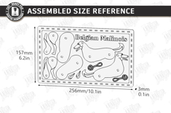 Wooden Dog Breed Card Puzzles Laser Cut Bundle | 3D Puzzle Product Image 13