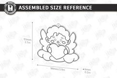 Valentine's Paintable Ornament Laser Cut Bundle | Coloring Product Image 13