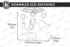 Baby Nursery Mobile Laser Cut Bundle | Newborn SVG | Nursery Product Image 18