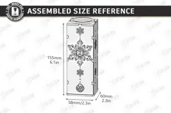 Christmas Advent Candle Holder Laser Cut Kit | Holiday Laser Product Image 6