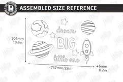 Nursery Wall Decor Laser Cut Bundle | Kids Room | Kids Laser Product Image 23