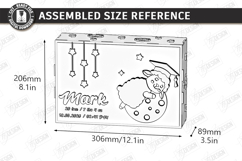Personalized Baby Memory Box Laser Cut | Keepsake Box Laser Product Image 2